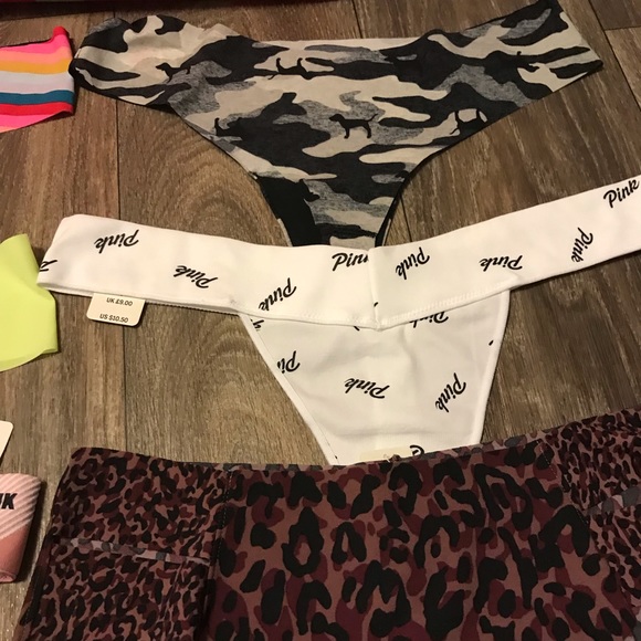 9 NWT PINK Victoria Secret panties - Picture 4 of 6